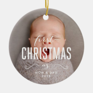 Unsere ersten Weihnachten als Eltern Ornament