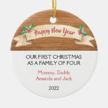 Unsere ersten Weihnachten als Familie von 4