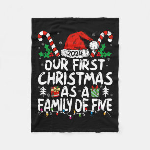Unsere ersten Weihnachten als Familie von fünf 202 Fleecedecke