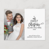 Unsere ersten Weihnachten als Foto und Mr. (Vorderseite)