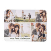 Unsere ersten Weihnachten als Foto und Mr. Magnet (Horizontal)