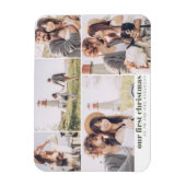 Unsere ersten Weihnachten als Foto und Mr. Magnet (Vertikal)