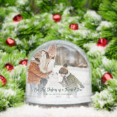 Unsere ersten Weihnachten als Fotos mit Haustieren Schneekugeln (Weihnachten)