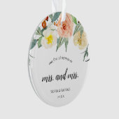 Unsere ersten Weihnachten als Frau und Foto Lesbia Ornament (Vorderseite)