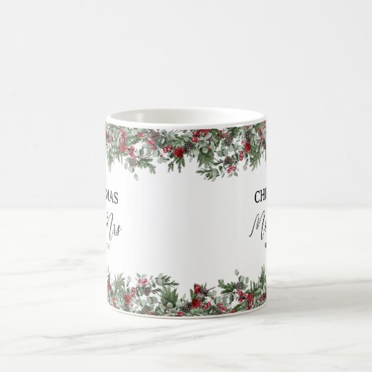 Unsere ersten Weihnachten als Herr & Frau Keepake Kaffeetasse (Mittel)