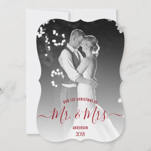 Unsere ersten Weihnachten als Herr. & Mrs. Foto Ho (Vorderseite)