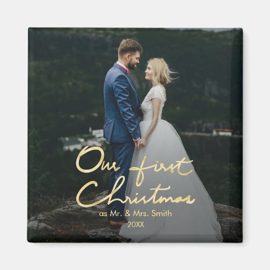 Unsere ersten Weihnachten als Herr. & Mrs. | Keepa Magnet (Vorne)