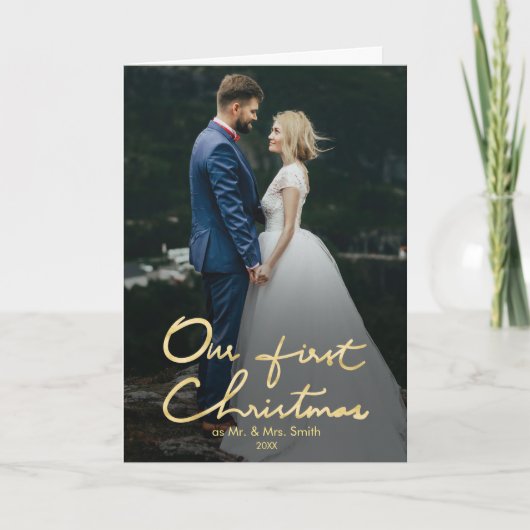 Unsere ersten Weihnachten als Herr. & Mrs. | Neuve (Vorderseite)