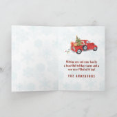 Unsere ersten Weihnachten als Herr. & Mrs. Niedlic Karte (Innenseite)