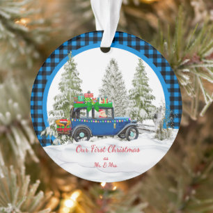 Unsere ersten Weihnachten als Herr. & Mrs. Ornament