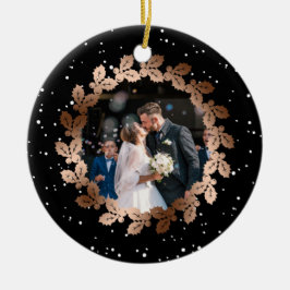 Unsere ersten Weihnachten als Herr. & Mrs. wedding Keramik Ornament