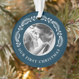 Unsere ersten Weihnachten als Herr. & Mrs. wedding Ornament