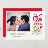 Unsere ersten Weihnachten als Herr und Frau Foto (Vorne/Hinten)