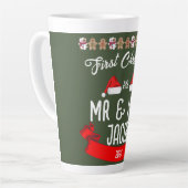 Unsere ersten Weihnachten als Herr und Frau Newlyw Milchtasse (Linke Ecke)