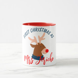 Unsere ersten Weihnachten als Herr und Frau Newlyw Tasse