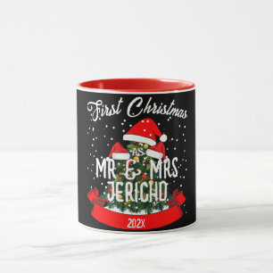 Unsere ersten Weihnachten als Herr und Frau Newlyw Tasse
