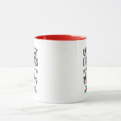 Unsere ersten Weihnachten als Herr und Frau Newlyw Tasse (Zentrum)