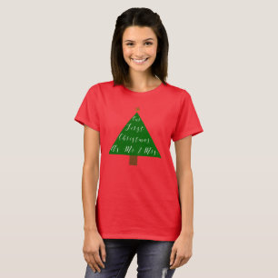 Unsere ersten Weihnachten als Herr und Frau. T-Shirt