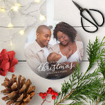 Unsere ersten Weihnachten als Mama und Vater Foto Ornament<br><div class="desc">Unsere ersten Weihnachten als Mama und Vater Foto-Verzierung</div>