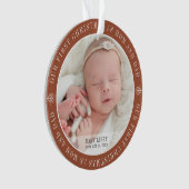 Unsere ersten Weihnachten als Mama & Vater Moderne Ornament (Vorderseite)