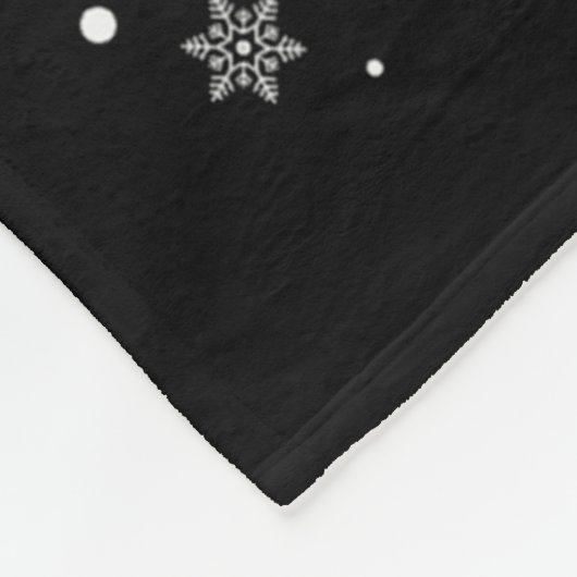 Unsere ersten Weihnachten als Mr. &amp; Mrs. 2025  Fleecedecke (Ecke)