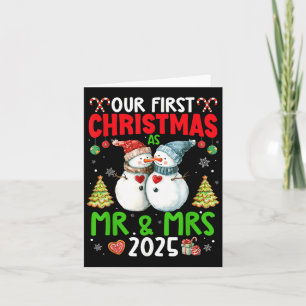 Unsere ersten Weihnachten als Mr. &amp; Mrs. 2025  Karte