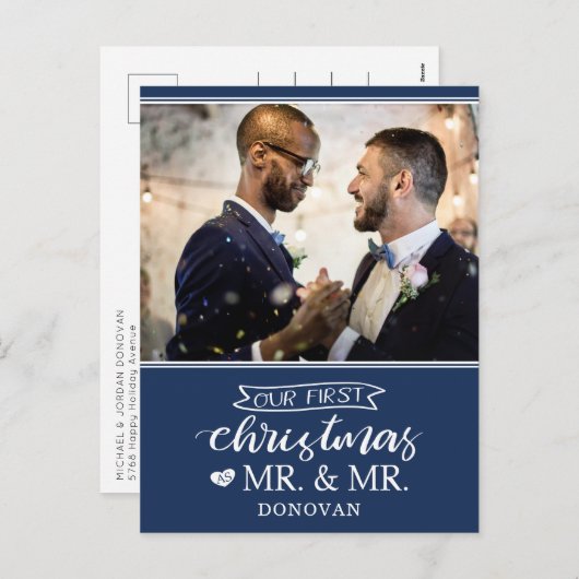 Unsere ersten Weihnachten als Mr & Mr Neuvermählte (Vorne/Hinten)