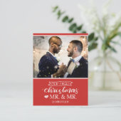 Unsere ersten Weihnachten als Mr & Mr Neuvermählte (Stehend Vorderseite)