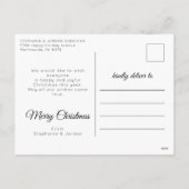 Unsere ersten Weihnachten als Mr & Mr Neuvermählte (Rückseite)