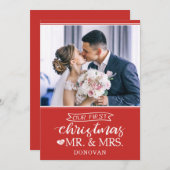 Unsere ersten Weihnachten als Mr & Mr Neuvermählte (Vorne/Hinten)
