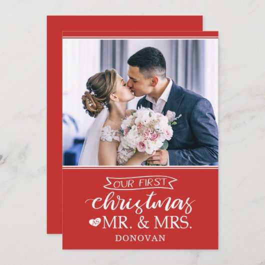 Unsere ersten Weihnachten als Mr & Mr Neuvermählte (Vorne/Hinten)