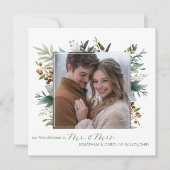 Unsere ersten Weihnachten als Mr & Mrs Botanical (Vorderseite)