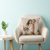 Unsere ersten Weihnachten als Mr. & Mrs. Foto Kissen (Stuhl )