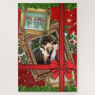 Unsere ersten Weihnachten als Mr. & Mrs. Gold Fram Puzzle