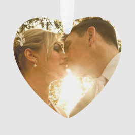 Unsere ersten Weihnachten als Mr. und Mrs. Wedding Ornament