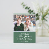 Unsere ersten Weihnachten als Mrs & Mrs frisch ver (Stehend Vorderseite)