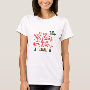 Unsere ersten Weihnachten als T - Shirt und Frau