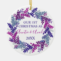 Unsere ersten Weihnachten als Tante und Onkel Lila