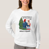 Unsere ersten Weihnachten als Verheiratete Frau T-Shirt (Vorderseite)