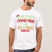 Unsere ersten Weihnachten als Weihnachten von Herr T-Shirt (Vorderseite)