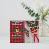 Unsere ersten Weihnachten auf unserer neuen Zuhaus (Stehend Vorderseite)