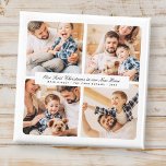 Unsere ersten Weihnachten in unserem neuen Zuhause Magnet<br><div class="desc">Design besteht aus modernem,  schicken Typografie mit Sans Serif und Serif Schriftart. Fügen Sie benutzerdefinierte Fotos der Familie und neue Zuhause und Jahr.</div>