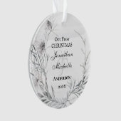 Unsere ersten Weihnachten, Inspiration Ornament (Vorderseite)