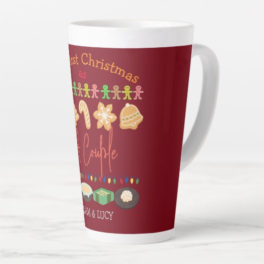 Unsere ersten Weihnachten Mr. und Mrs. /Couple neu Milchtasse (Rechte Ecke)