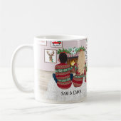 Unsere ersten Weihnachten, Verheiratet & Merry, Mr Kaffeetasse (Links)