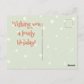 Unsere ersten Weihnachten Verheiratet - Niedliche Postkarte (Rückseite)