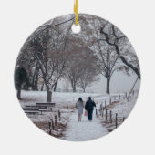 Unsere ersten Weihnachten Verheiratet und froh Keramik Ornament (Hinten)