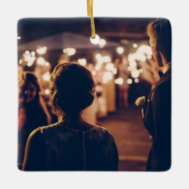 unsere ersten Weihnachten, verheiratete Weihnachte Keramikornament