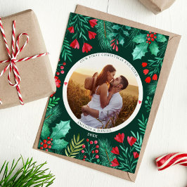 Unsere ersten Weihnachten Verlobte Aquarellfolien