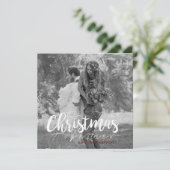 Unsere ersten Weihnachten zusammen | Moderne Fotok (Stehend Vorderseite)